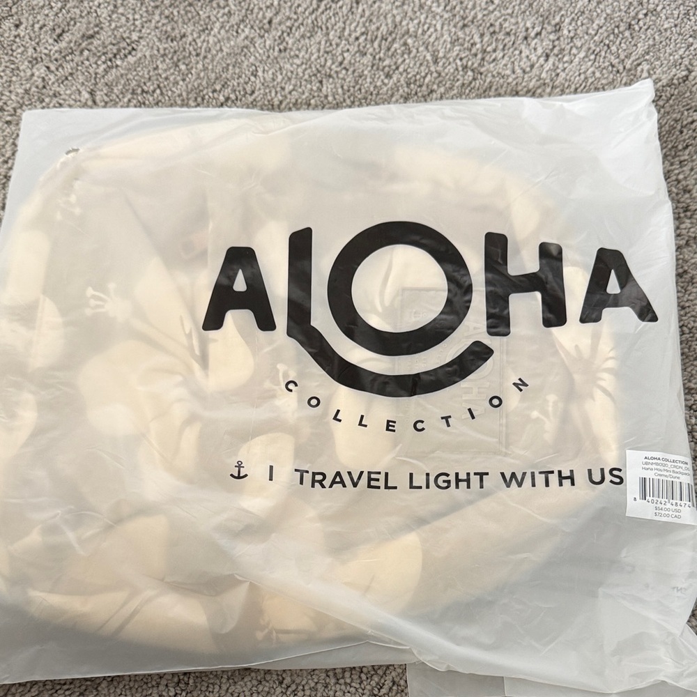 ALOHA Collection Keep it Light Nylon Mini Backpack - Picture 4 of 5
